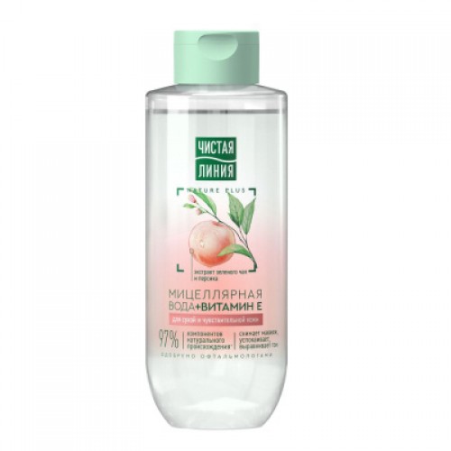 Чистая линия Мицеллярная вода для сухой и чувствительной кожи  400мл